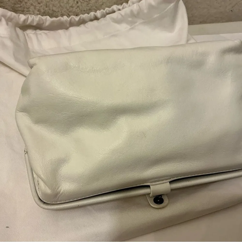 A.F. Vandevorst White Leather Cosmetic Case